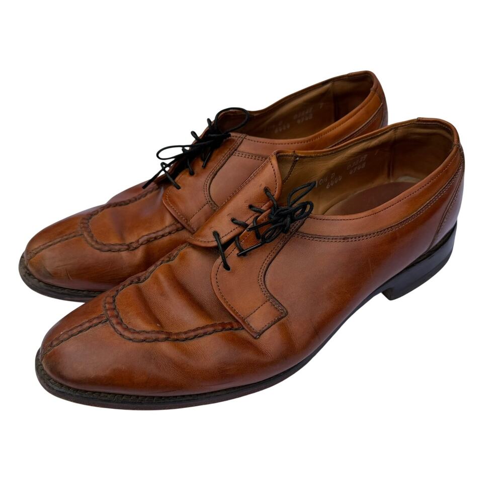 Allen Edmonds Brewster Derby Shoes Size 10.5D Tan
